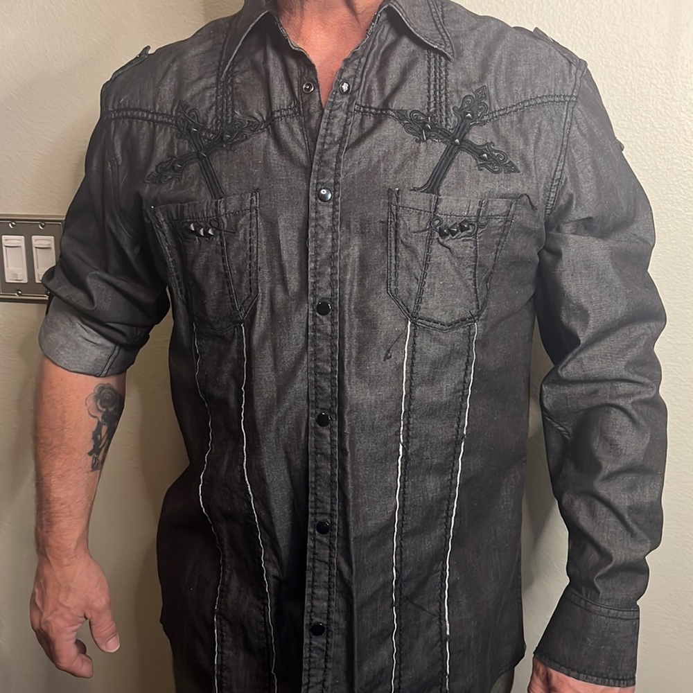 Roar Scout black men’s shirt - Picture 7 of 10